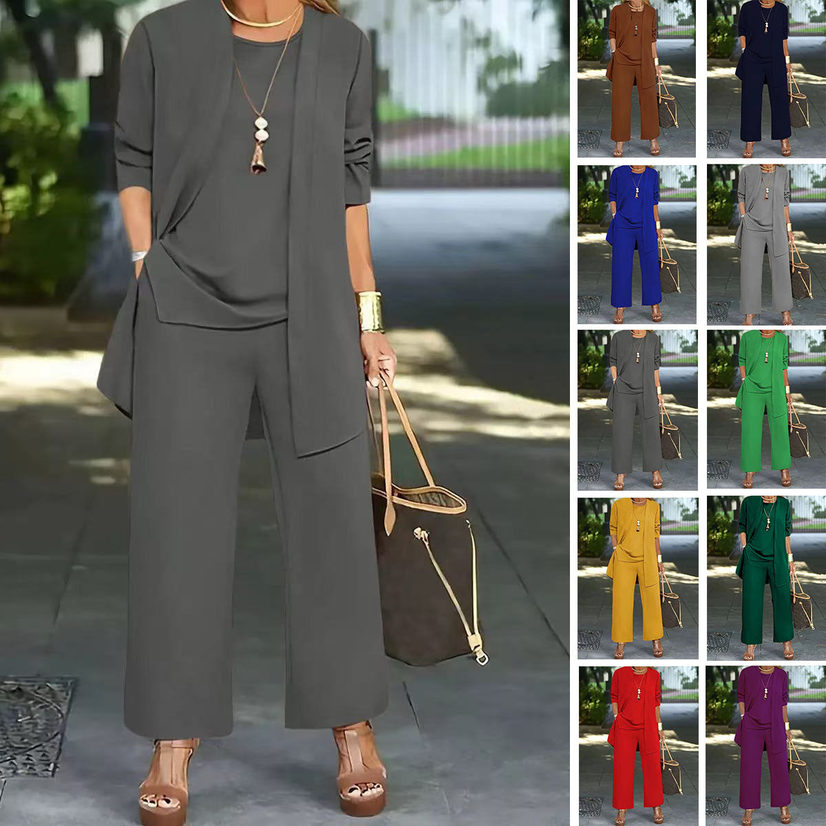 🍂Set elegant pentru femei din 3 piese (S-5XL)